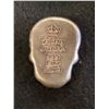 Image 2 : 2 oz .999 Fine Silver Skull Bar
