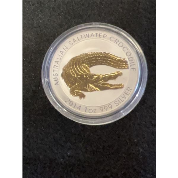 2014 Australian Saltwater Crocodile 1oz Coin