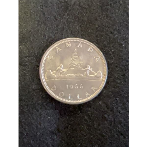 1965 Canadian Silver Dollar Coin