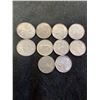 Image 1 : 10 Canadian Silver Quarters, 58.31g