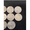 Image 3 : 10 Canadian Silver Quarters, 58.31g