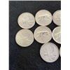 Image 2 : 10 Canadian Silver Quarters, 58.31g