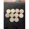 Image 5 : 10 Canadian Silver Quarters, 58.31g
