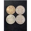 Image 1 : 4 Canadian Silver 50 Cent Coins, 46.64g