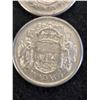 Image 4 : 4 Canadian Silver 50 Cent Coins, 46.64g