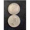 Image 4 : Two Canadian Silver 50 Cent Coins, 1919 and  