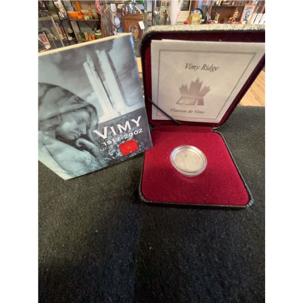 2002 Royal Canadian Mint Vimy Ridge Coin