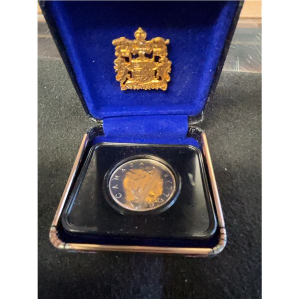 1968 Canada Silver Dollar in Case