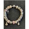 Image 11 : Sterling Silver Pandora Charm Bracelet, 77.21g
