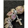 Image 8 : Sterling Silver Pandora Charm Bracelet, 77.21g