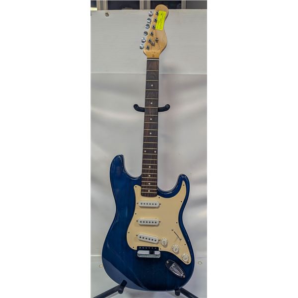 BLUE ELECTRIC GUITAR PROJECT AS IS