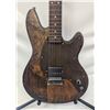 Image 2 : MATTE WOOD STAIN ELECTRIC GUITAR