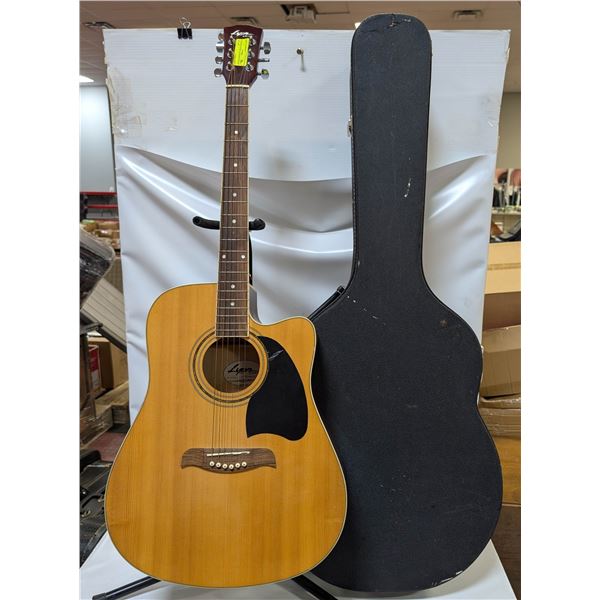 LYON ELECTRIC ACOUSTIC GUITAR W CASE