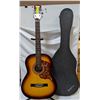 Image 1 : VINTAGE RAVEN ACOUSTIC GUITAR W CASE