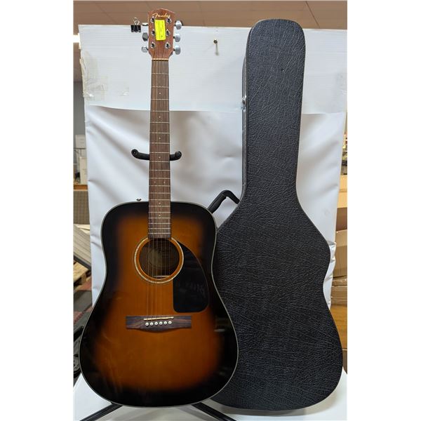 FENDER CD60 ACOUSTIC GUITAR W CASE