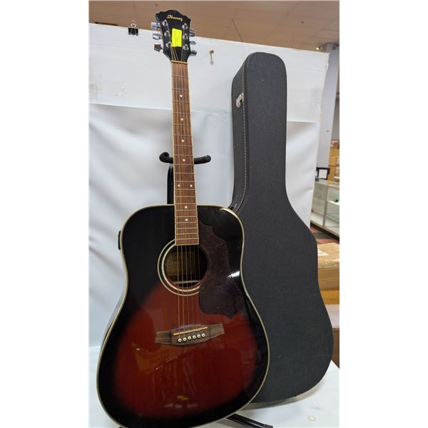 IBANEZ SGT ACOUSTIC ELECTRIC GUITAR W CASE