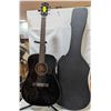 Image 1 : FENDER CD60 BLACK ACOUSTIC GUITAR W CASE