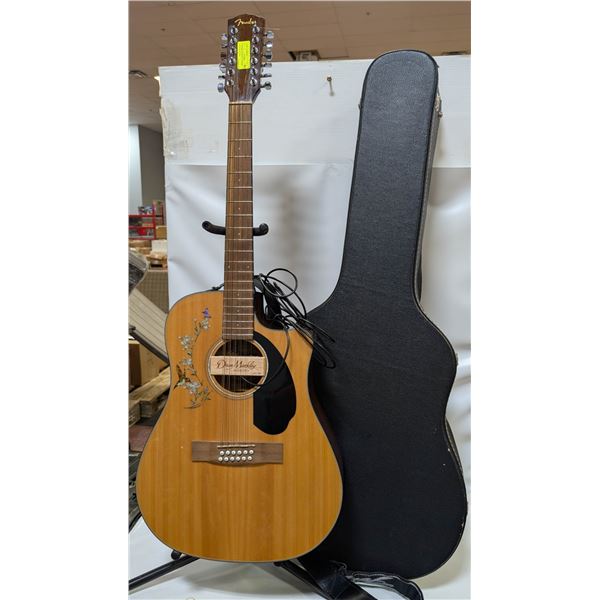 FENDER ACOUSTIC 12 STRING GUITAR W CASE