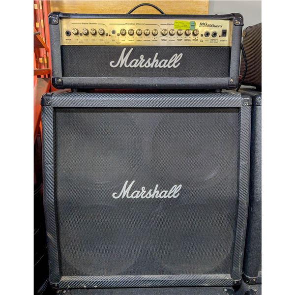 MARSHALL MG100HDFX AMP STACK W SPEAKER