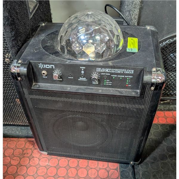 ION BLOCK PARTY KARAOKE MACHINE