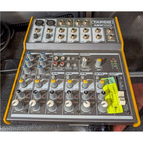 TAPCO MIX 100 MIXER BOARD