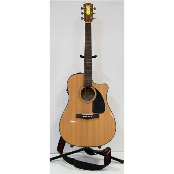 FENDER SIGNLE CUTAWAY ACOUSTIC GUITAR