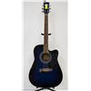 Image 1 : IBANEZ PF BLUE ACOUSTIC GUITAR CUTAWAY