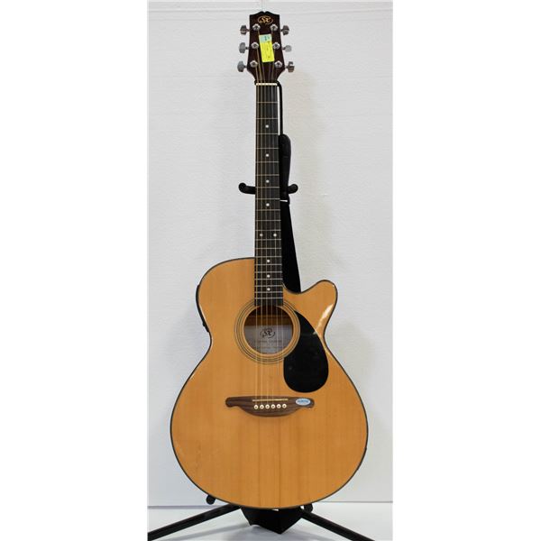 SX SINGLE CUTAWAY ACOUSTIC ELECTRIC GUITAR