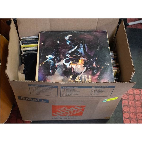LARGE LOT VINTAGE RECORDS ROCK ETC