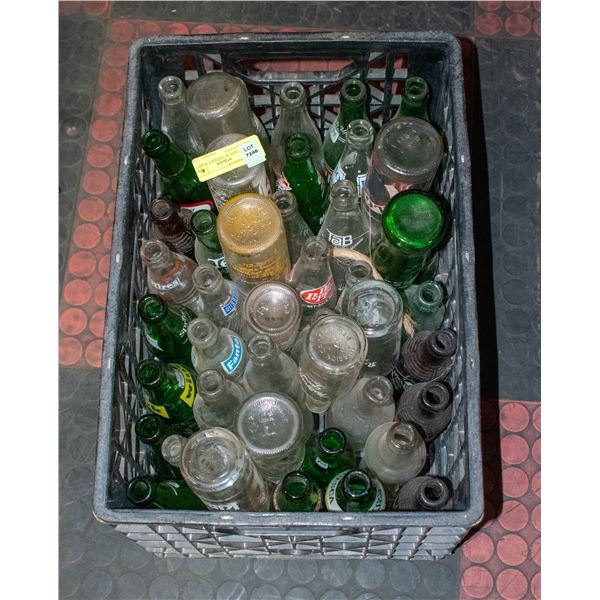 COLLECTION OF ANTIQUE RARE SODA BOTTLES