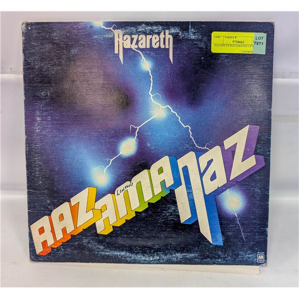 NAZARETH RAZAMATAZ LP RECORD