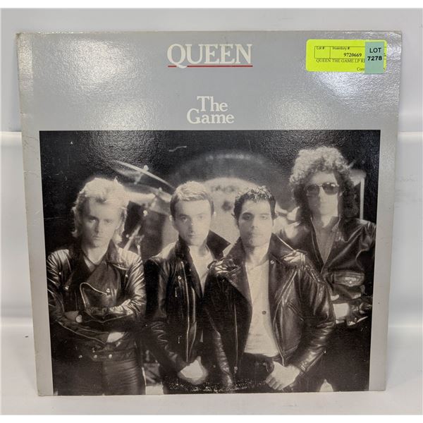 QUEEN THE GAME LP RECORD