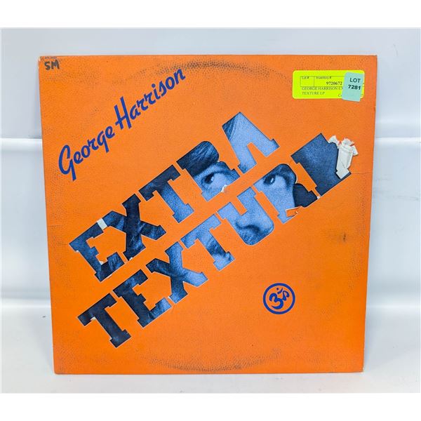 GEORGE HARRISON EXTRA TEXTURE LP