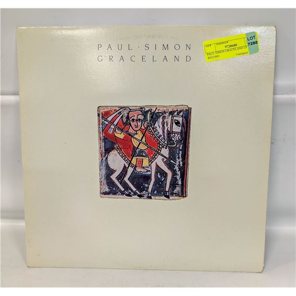 PAUL SIMON GRACELAND LP RECORD
