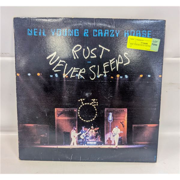 NEIL YOUNG RUST NEVER SLEEPS LP