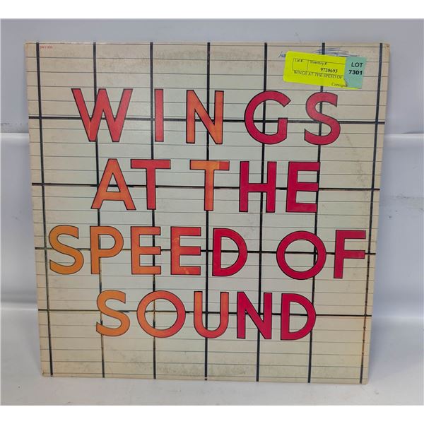WINGS AT THE SPEED OF SOUND LP