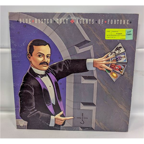 BLUE OYSTER CULT AGENTS OF FORTUNE LP