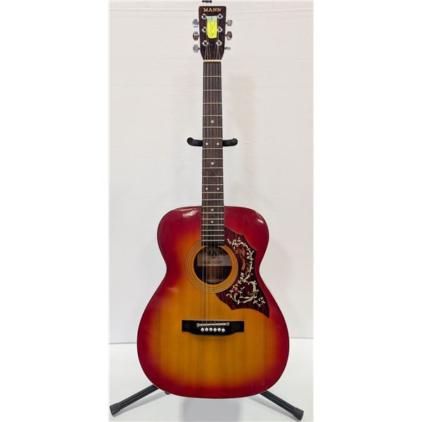 VINTAGE MANN ACOUSTIC GUITAR