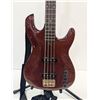 Image 2 : VINTAGE TARGA ELECTRIC BASS GUITAR WOOD FINISH