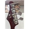 Image 6 : VINTAGE TARGA ELECTRIC BASS GUITAR WOOD FINISH