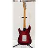 Image 4 : ANJO RED STRAT ELECTRIC GUITAR W CASE