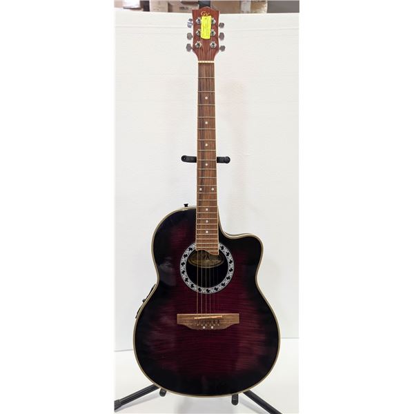 GK ELECTRIC ACOUSTIC GUITAR ROUND BACK