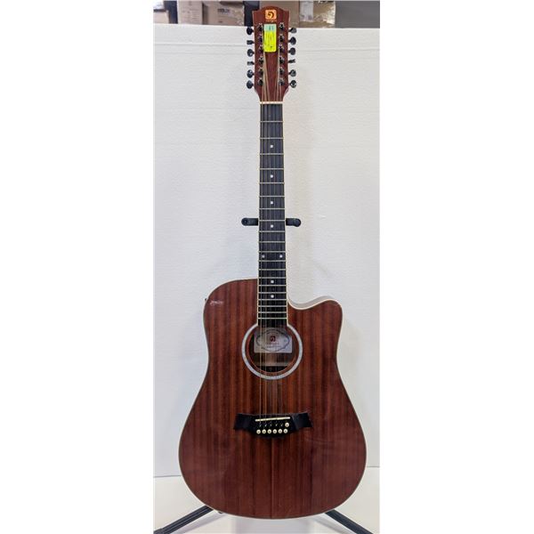 VANGOA 12 STRING ELECTRIC ACOUSTIC GUITAR
