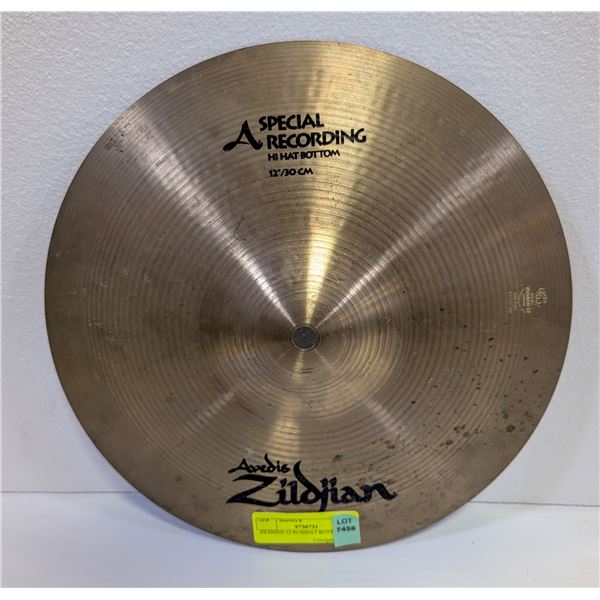 ZILDJIAN 12 IN HIHAT BOTTOM