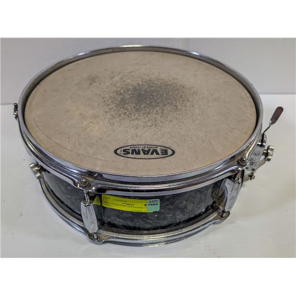 SNARE DRUM BLACK MARBLED EFFECT