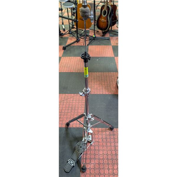 FOLDING CHROME HI HAT STAND