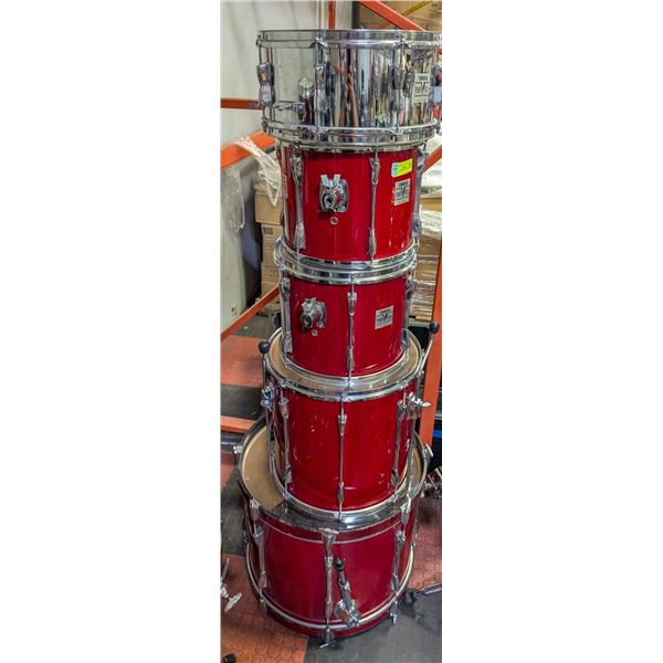 YAMAHA POWER SPECIAL UK DRUM KIT RED