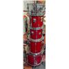 Image 1 : YAMAHA POWER SPECIAL UK DRUM KIT RED
