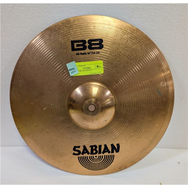 SABIAN B8 14 IN HI HAT