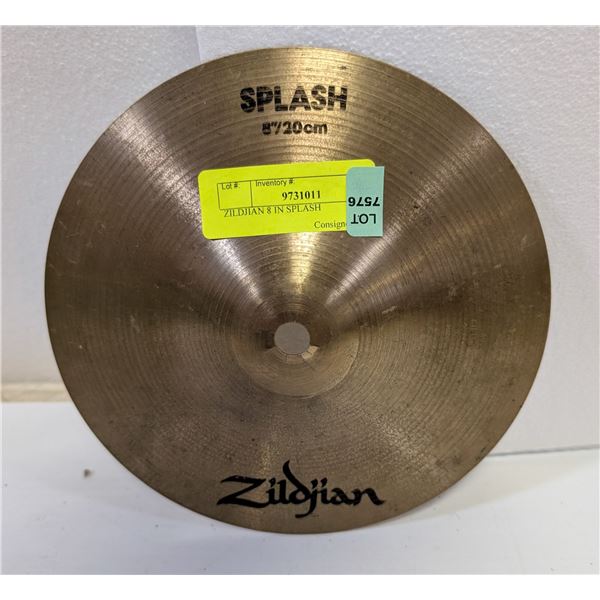 ZILDJIAN 8 IN SPLASH